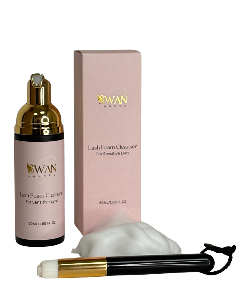 Lash foam cleanser