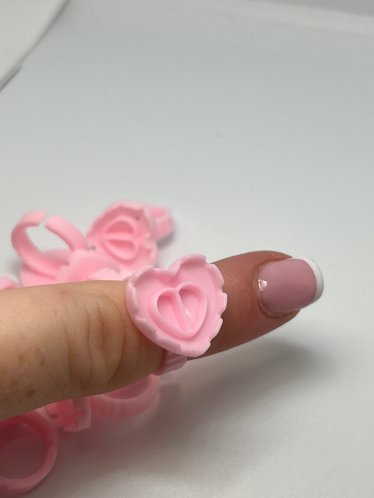 Heart glue rings