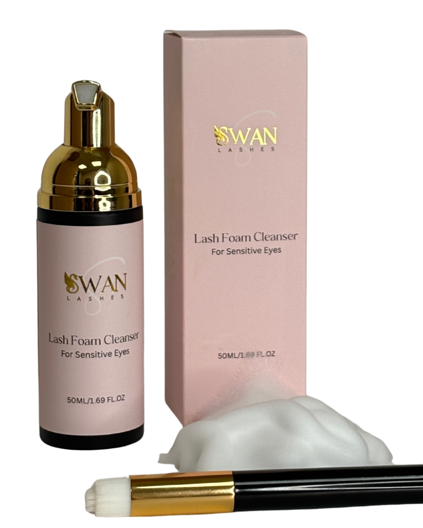 Lash foam cleanser