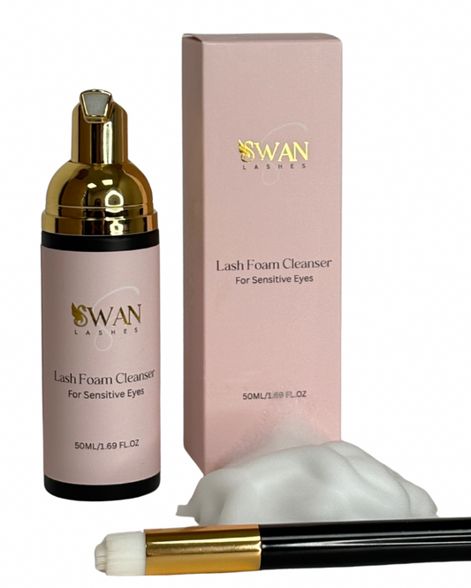Lash foam cleanser