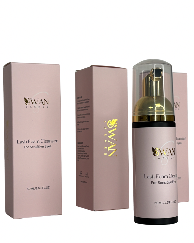 Lash foam cleanser