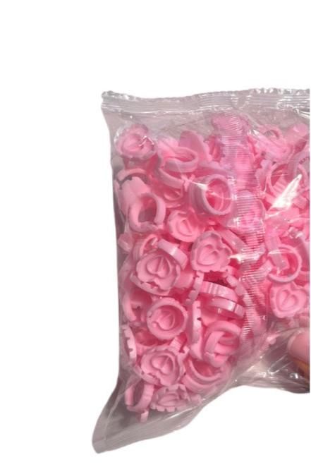 Heart glue rings